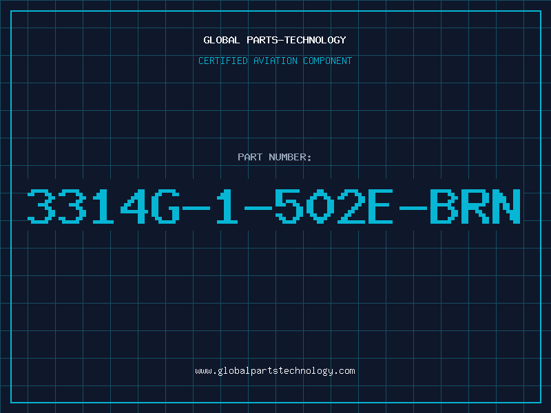 Aviation Part 3314G-1-502E-BRN
