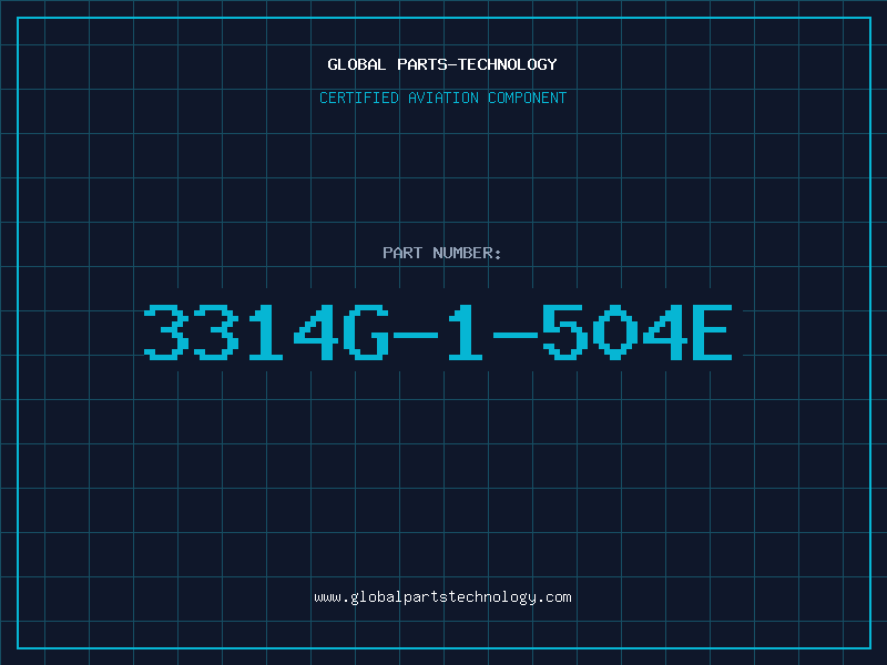 Aviation Part 3314G-1-504E