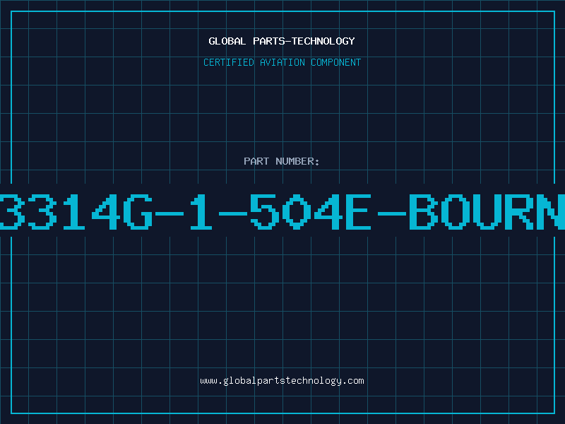 Aviation Part 3314G-1-504E-BOURN