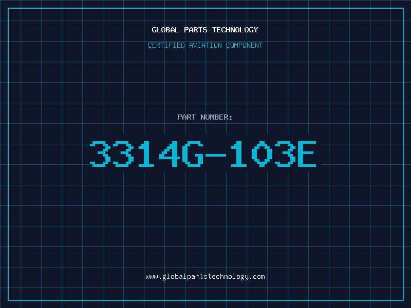 Aviation Part 3314G-103E