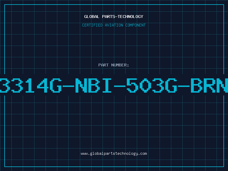 Aviation Part 3314G-NBI-503G-BRN