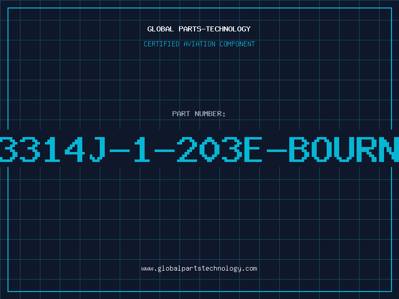 Aviation Part 3314J-1-203E-BOURN