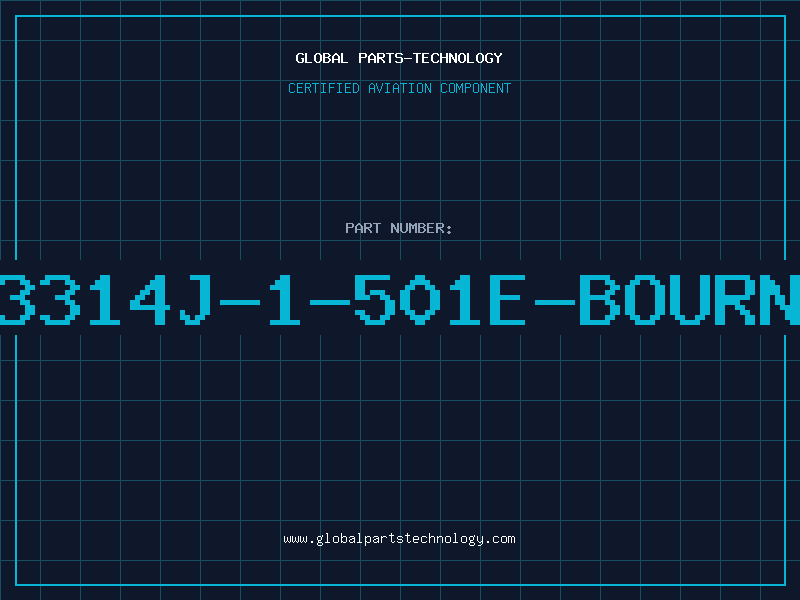 Aviation Part 3314J-1-501E-BOURN