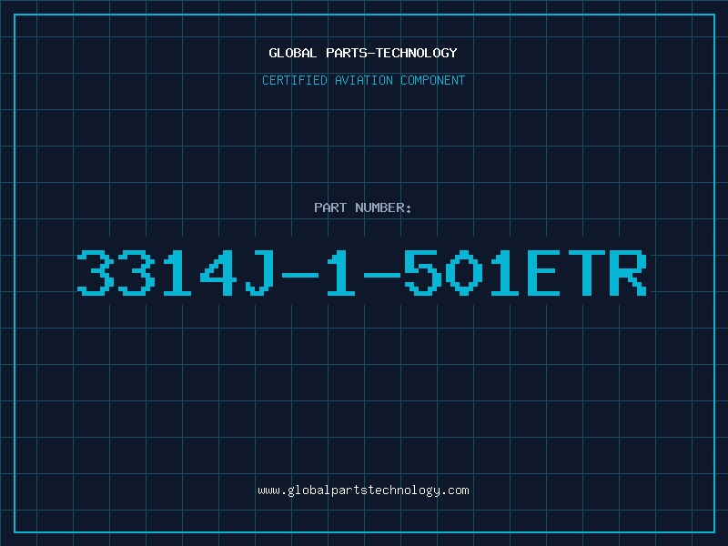 Aviation Part 3314J-1-501ETR