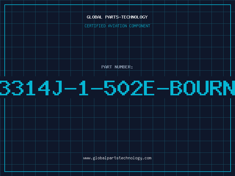 Aviation Part 3314J-1-502E-BOURN