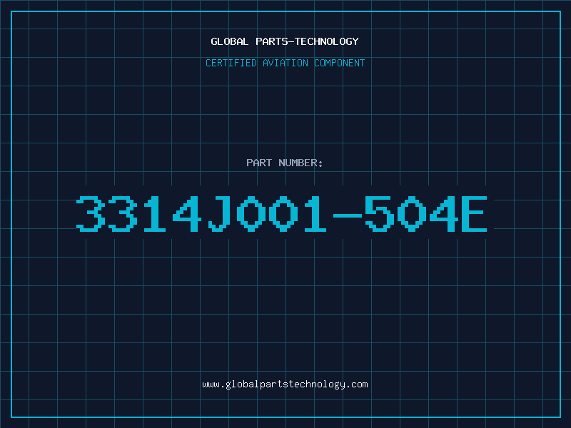Aviation Part 3314J001-504E