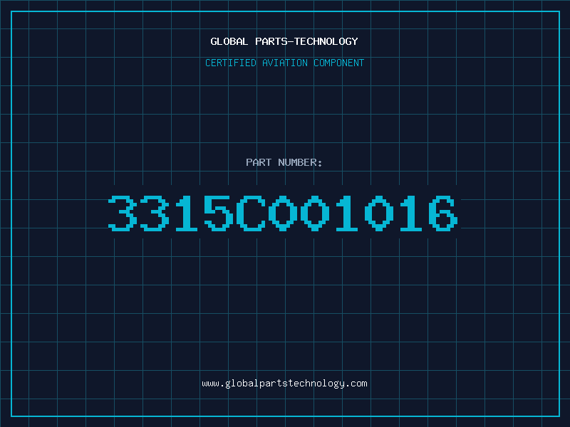 Aviation Part 3315C001016