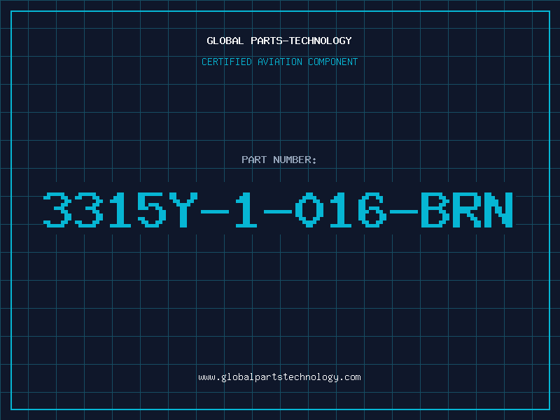 Aviation Part 3315Y-1-016-BRN