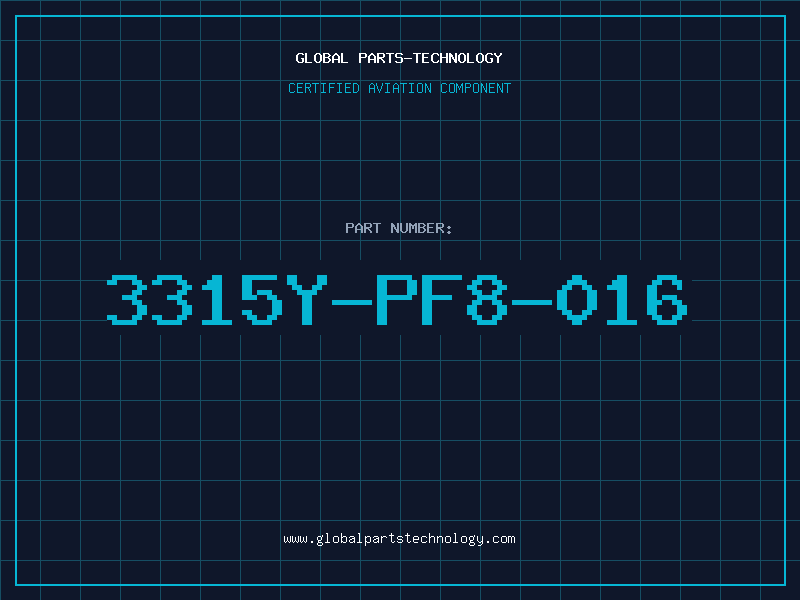 Aviation Part 3315Y-PF8-016