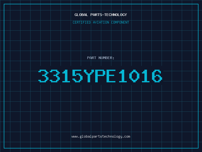 Aviation Part 3315YPE1016