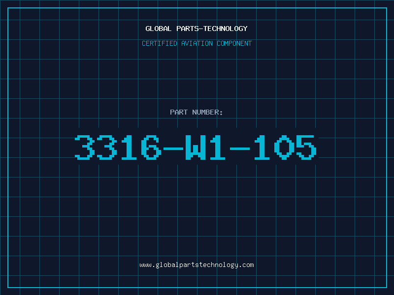 Aviation Part 3316-W1-105