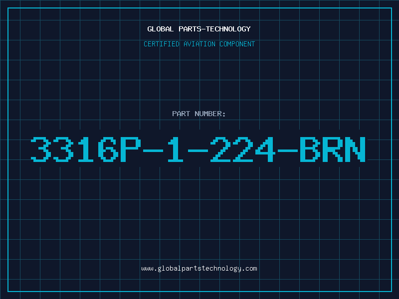 Aviation Part 3316P-1-224-BRN