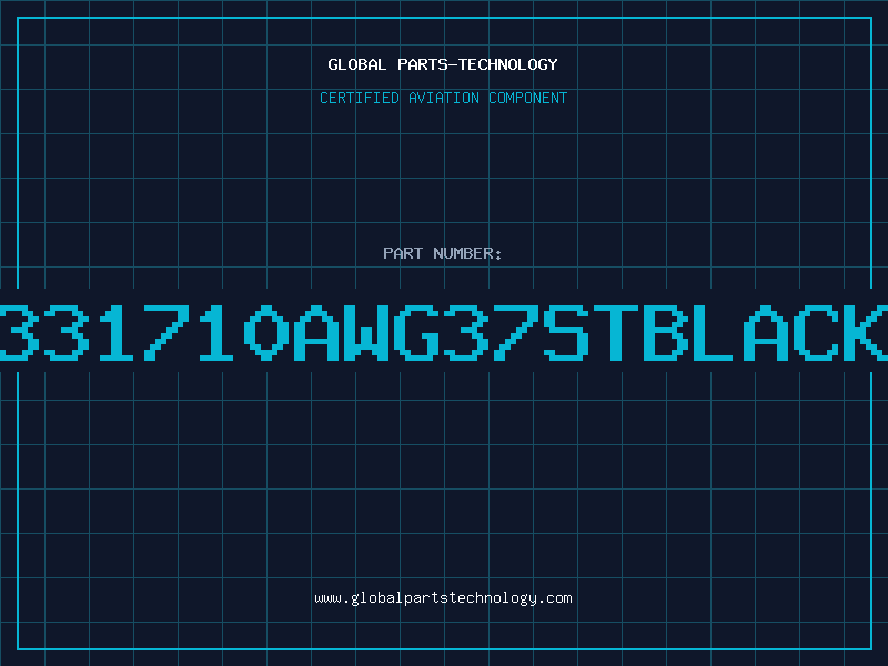 Aviation Part 331710AWG37STBLACK