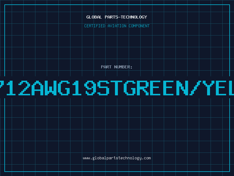 Aviation Part 331712AWG19STGREEN/YELLOW