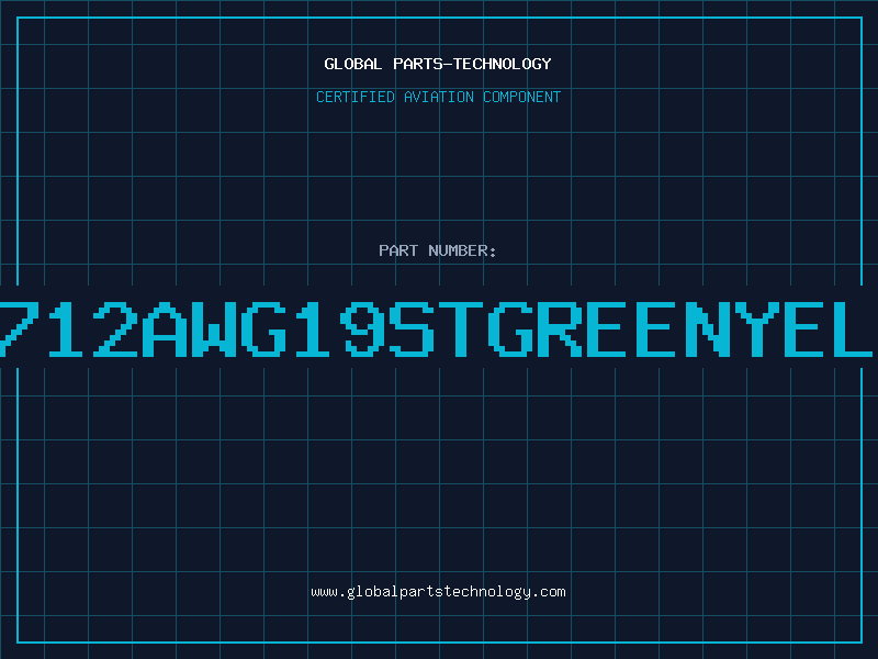 Aviation Part 331712AWG19STGREENYELLOW