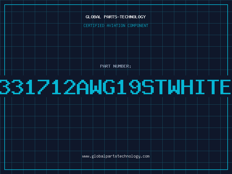 Aviation Part 331712AWG19STWHITE