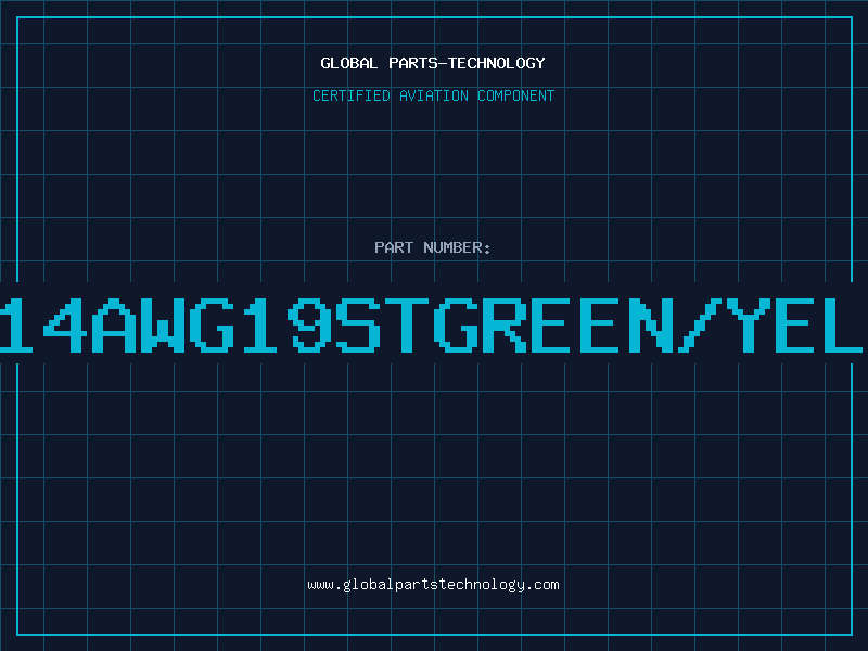 Aviation Part 331714AWG19STGREEN/YELLOWS