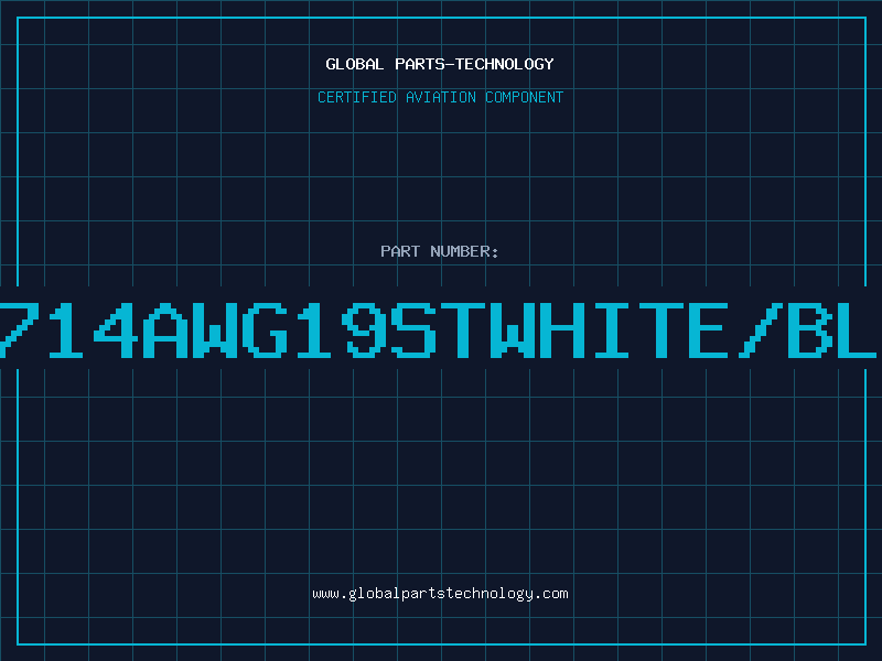 Aviation Part 331714AWG19STWHITE/BLACK