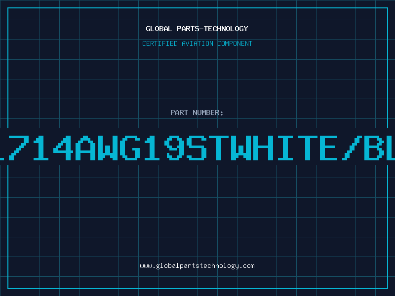 Aviation Part 331714AWG19STWHITE/BLUE