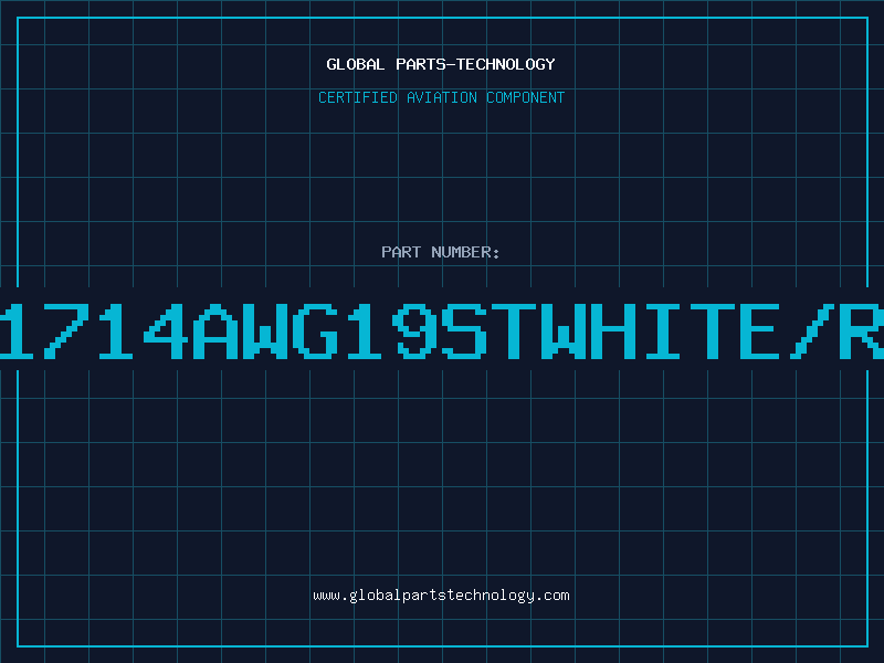 Aviation Part 331714AWG19STWHITE/RED