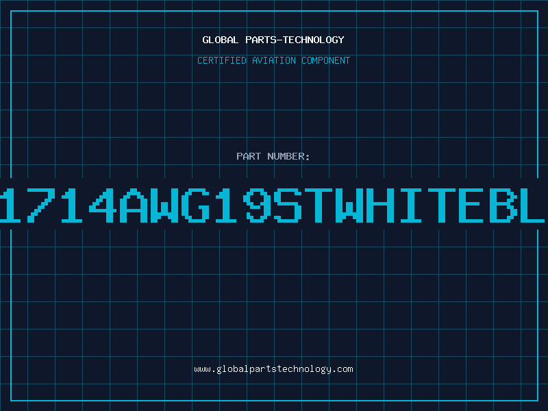 Aviation Part 331714AWG19STWHITEBLUE