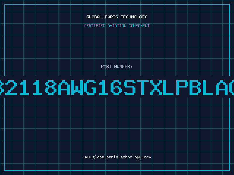 Aviation Part 332118AWG16STXLPBLACK