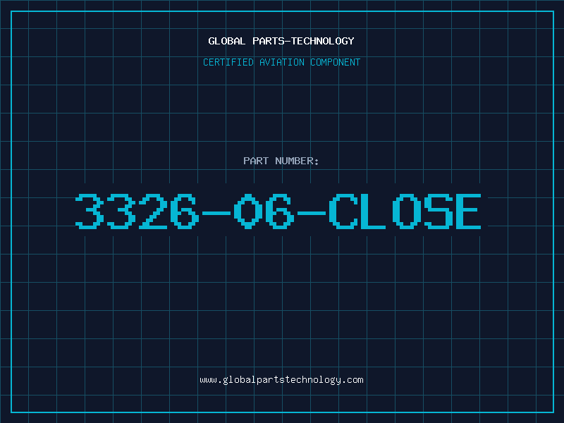 Aviation Part 3326-06-CLOSE