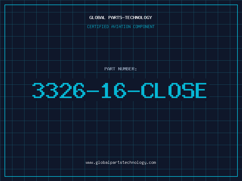 Aviation Part 3326-16-CLOSE