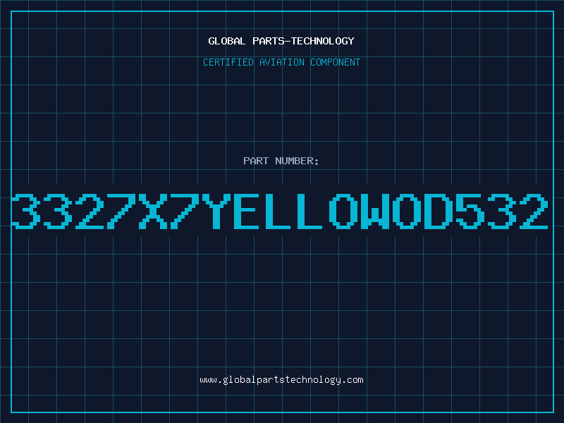Aviation Part 3327X7YELLOWOD532
