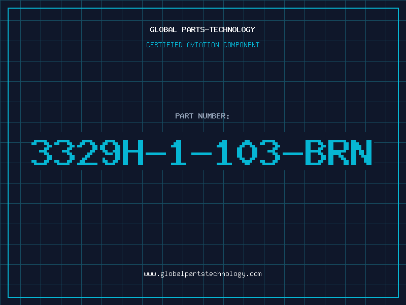 Aviation Part 3329H-1-103-BRN
