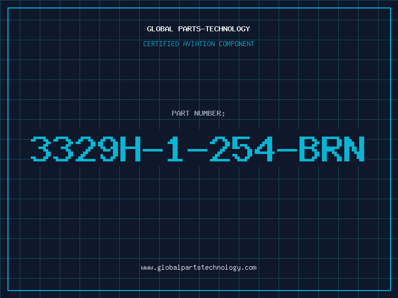 Aviation Part 3329H-1-254-BRN