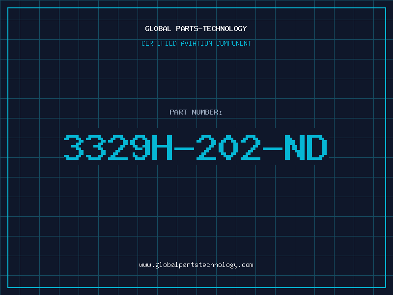 Aviation Part 3329H-202-ND