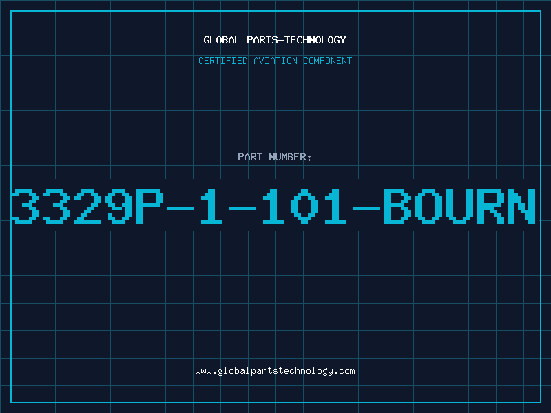 Aviation Part 3329P-1-101-BOURN