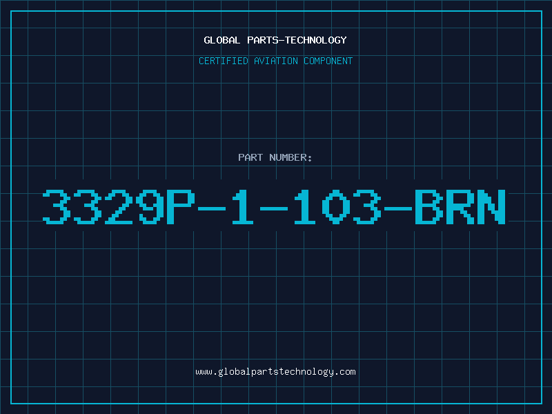 Aviation Part 3329P-1-103-BRN