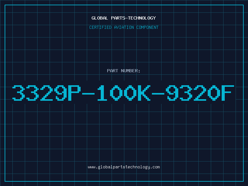 Aviation Part 3329P-100K-9320F
