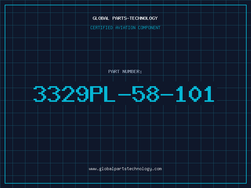 Aviation Part 3329PL-58-101