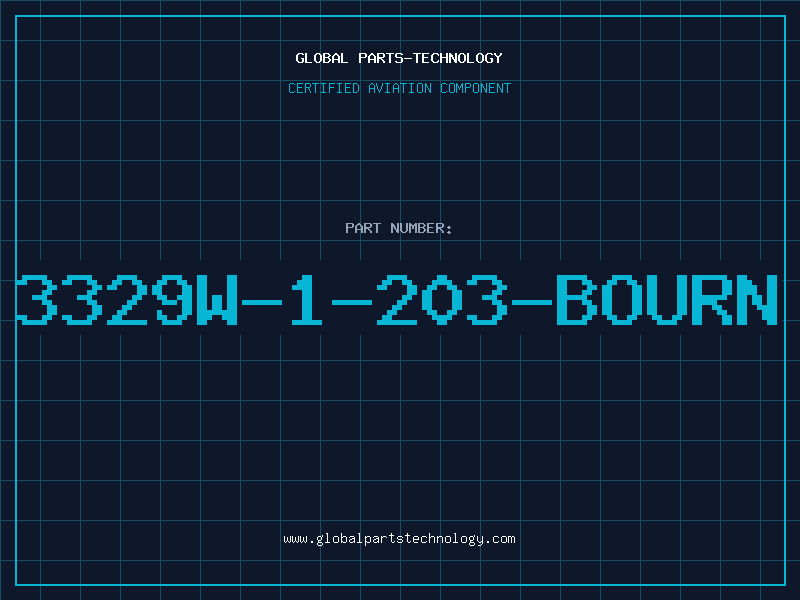 Aviation Part 3329W-1-203-BOURN