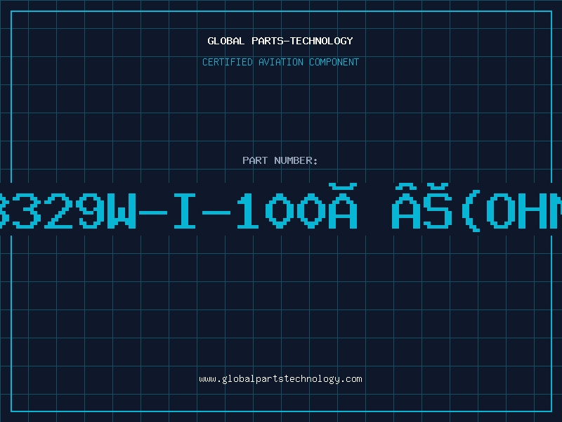 Aviation Part 3329W-I-100Î©(OHM