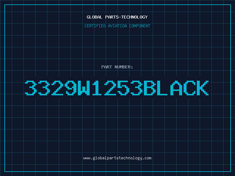 Aviation Part 3329W1253BLACK