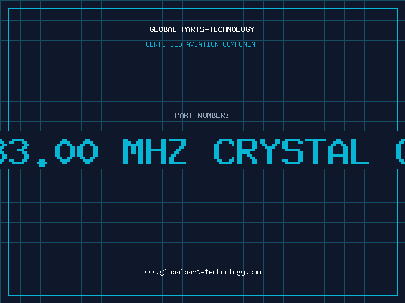 Aviation Part 333.00 MHZ CRYSTAL OS