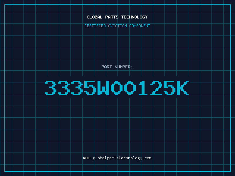 Aviation Part 3335W00125K