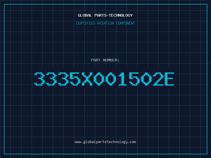 Aviation Part 3335X001502E