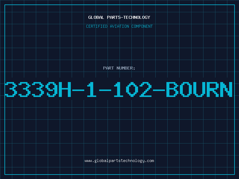 Aviation Part 3339H-1-102-BOURN