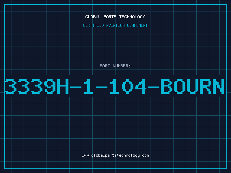 Aviation Part 3339H-1-104-BOURN