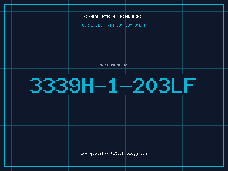 Aviation Part 3339H-1-203LF