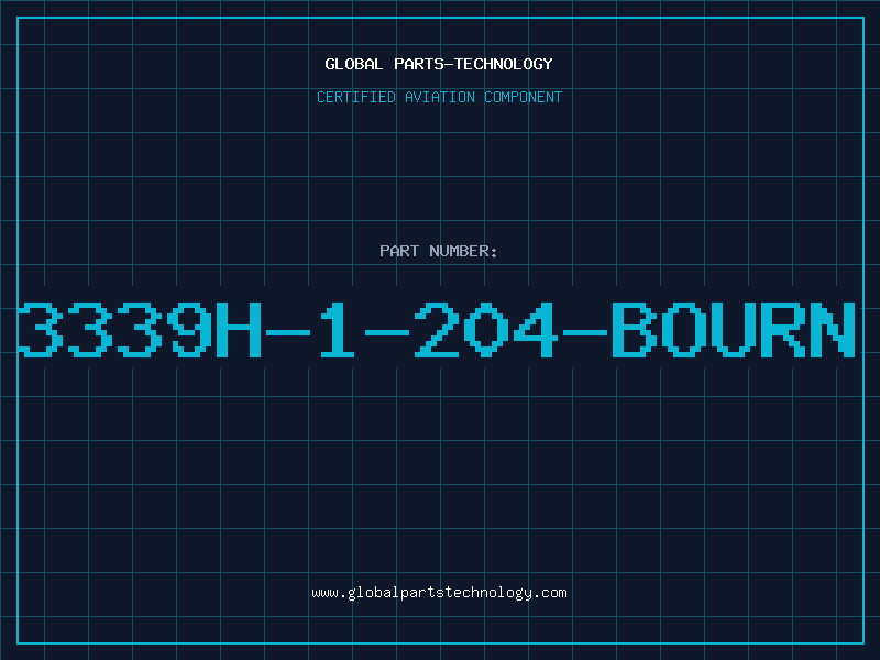 Aviation Part 3339H-1-204-BOURN