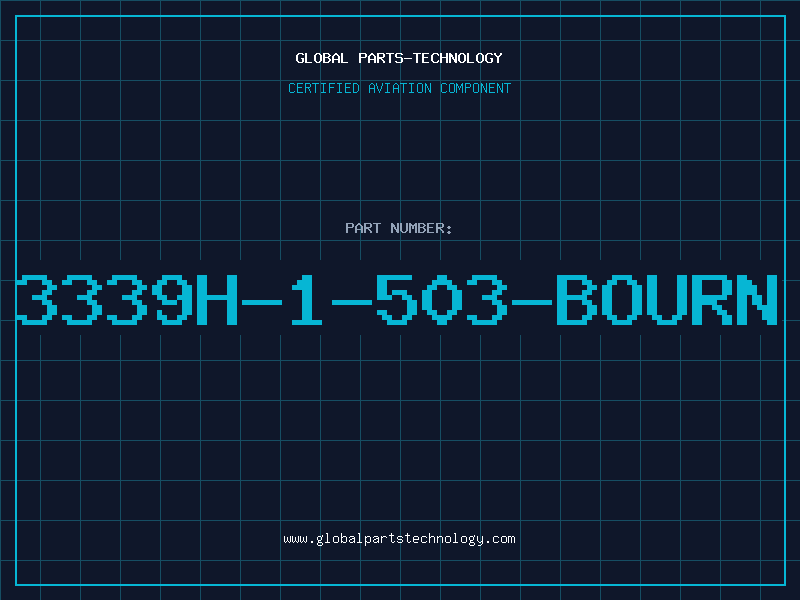 Aviation Part 3339H-1-503-BOURN