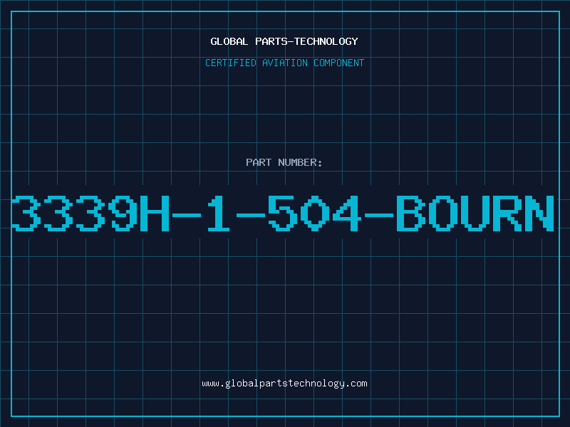 Aviation Part 3339H-1-504-BOURN