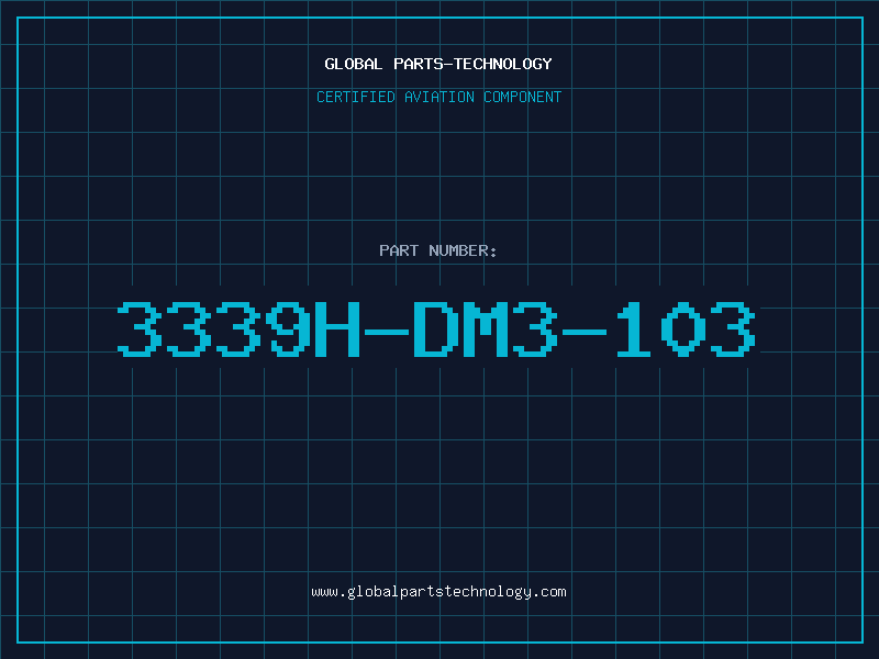 Aviation Part 3339H-DM3-103