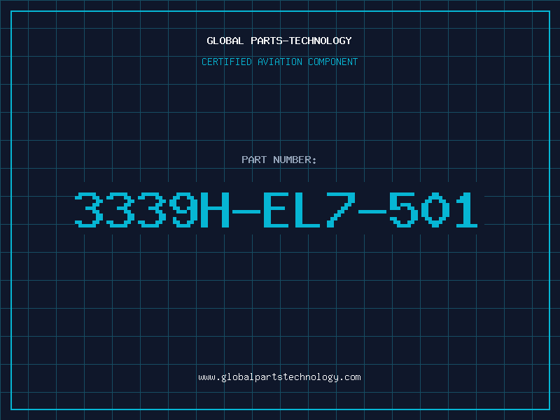 Aviation Part 3339H-EL7-501
